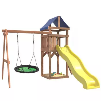 National Tree Company Детская площадка Сlassic с качелями гнездо Свиби IgroWoods