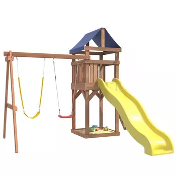 National Tree Company Детская площадка Сlassic с гибкими качелями и лодочкой IgroWoods