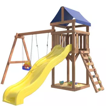 National Tree Company Детская площадка Сlassic с качелями лодочка и 3 в 1 IgroWoods