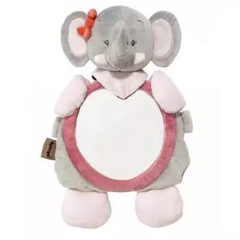 Nattou Игрушка мягкая Зеркало Mirror for car Adele &amp; Valentine Слоник