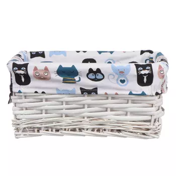 Natural House Корзина бельевая Котики 28х19х13 см