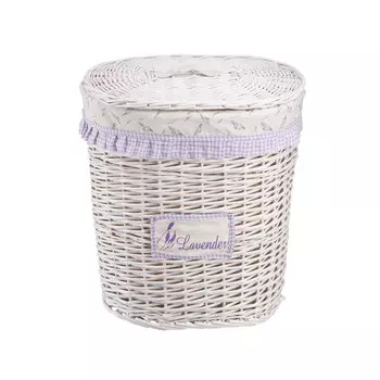 Natural House Корзина бельевая овальная Лаванда 55х48х36 см