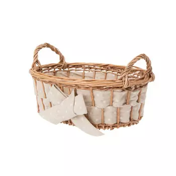 Natural House Корзина декоративная с ручками Бантик 26x25x9 см
