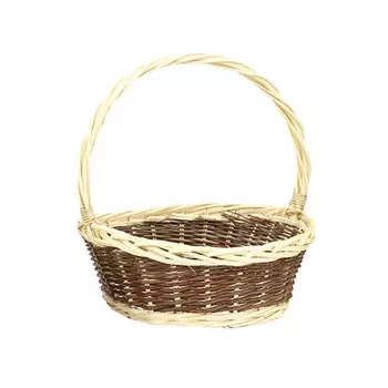 Natural House Корзина подарочная с ручкой Ваниль 40х34х13 см