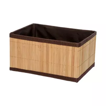 Natural House Корзина стеллажная Бамбук 24х18х13 см