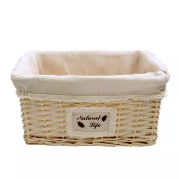 Natural House Корзина стеллажная Natural life 50х22х18 см