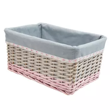 Natural House Корзина стеллажная Пудра 35х22х18 см