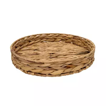 Natural House Поднос круглый Золотистый колос 28.5х28.5х4.5 см