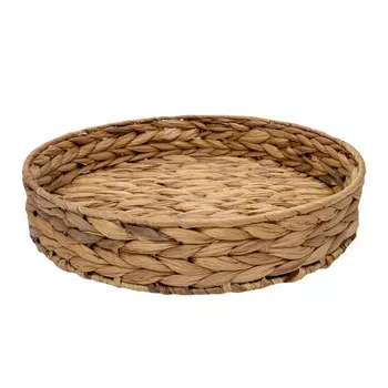 Natural House Поднос круглый Золотистый колос 32х32х6 см