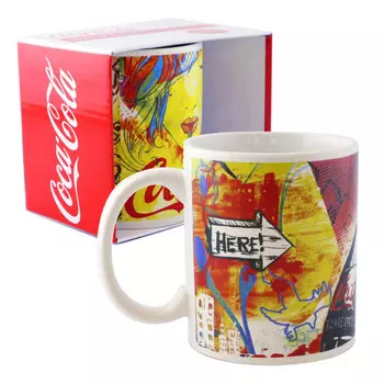 ND Play Кружка в подарочной упаковке Кока-кола Бразилия Отдых фарфор 330 мл
