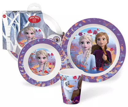 ND Play Набор пластиковой посуды для СВЧ Холодное сердце 2 (3 предмета)