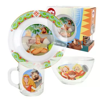 ND Play Набор посуды Три Богатыря Дизайн 2