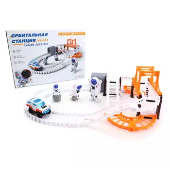 ND Play Трасса с машинкой Орбитальная станция (70 деталей)