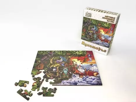 Нескучные Игры Деревянный пазл Страна Сказок Лукоморье