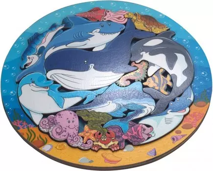 Нескучные Игры Зоопазл Подводный мир (16 деталей)