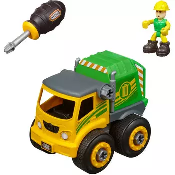 Nikko Машина-конструктор Мусоровоз City Service