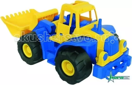 Нордпласт Трактор Богатырь с грейдером