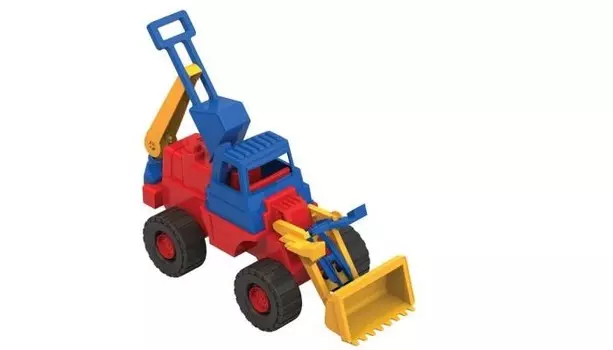 Нордпласт Трактор Носорог с ковшом 24х20.5х75 см