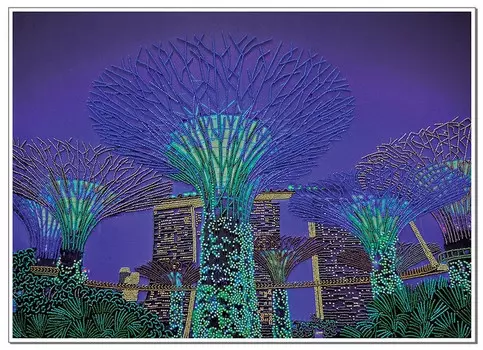 Нова Слобода Набор для вышивания ДК №13 1104 Волшебный сад 54х38 см