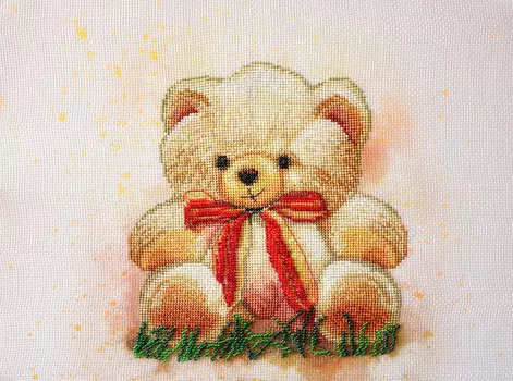 Нова Слобода Набор для вышивания ННД №12 2502 Мишка 36.5х27 см