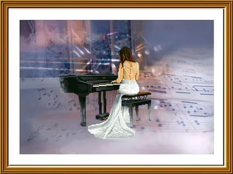 Нова Слобода Набор для вышивания СР №19 3259 Мелодии 49х33 см