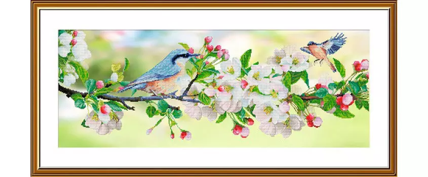 Нова Слобода Набор для вышивания СВ №13 1602 Я жду тебя 74х28 см