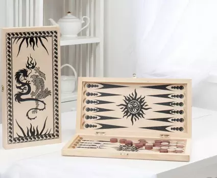 Объедовская фабрика игрушки Нарды малые Драконы