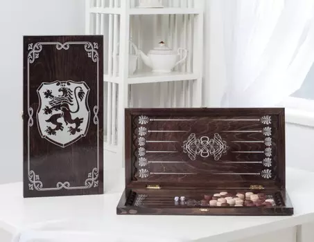 Объедовская фабрика игрушки Нарды средние Герб