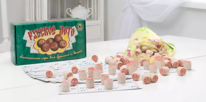 Объедовская фабрика игрушки Русское лото в картонной коробке