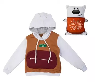 Oblicools Толстовка с капюшоном МиМиМишки Тучка Next