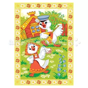 Одеяло Baby Nice (ОТК) байковое Веселые гуси 100х140 см