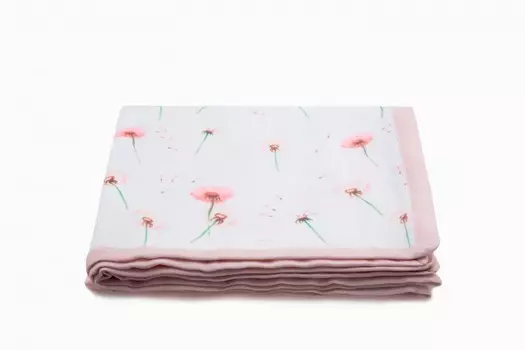 Одеяло Firstday муслиновое Одуванчики 120х120 см