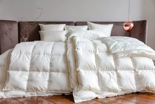 Одеяло German Grass пуховое стеганое Cloud Down всесезонное 200x200 см