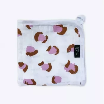 Одеяло Mjolk Муслиновое лёгкое Леопард 80х80