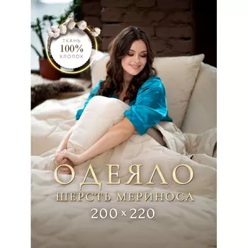 Одеяло OL-Tex облегченное Меринос 220x200 ОМТ-22-2