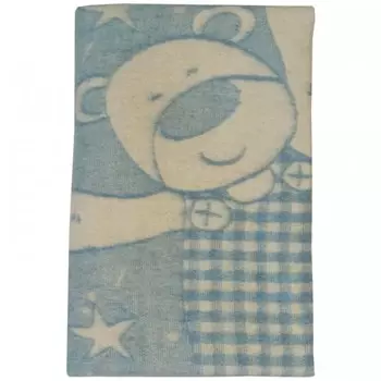 Одеяло Папитто полушерстяное жаккардовое 100х140 см