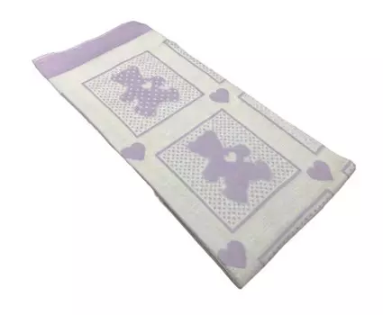 Одеяло Vladi байковое жаккардовое Барни 140x100