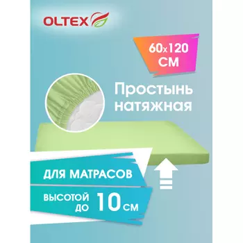 OL-Tex Детская простыня трикотажная с бортом 120х60х15 см БПТР-60-1