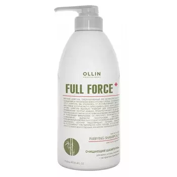 Ollin Professional Full Force Очищающий шампунь для волос и кожи головы с экстрактом бамбука 750 мл