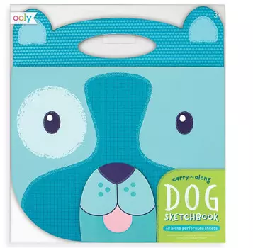 Ooly Альбом для рисования с ручкой Собачка
