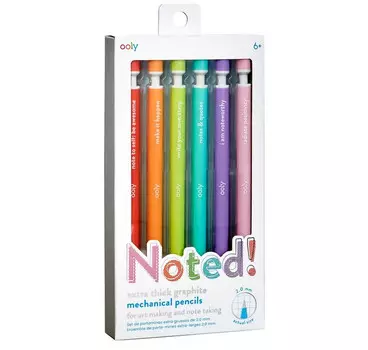Ooly Набор механических чернографитных карандашей 6 шт.
