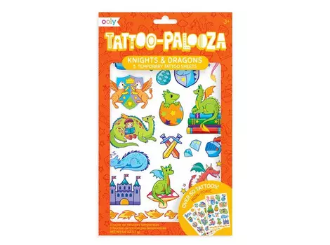 Ooly Переводные татуировки Рыцари и драконы