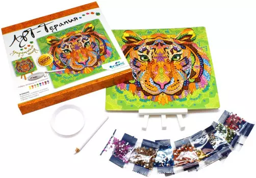 Origami Алмазная мозаика Крадущийся тигр