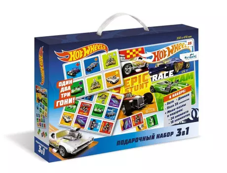 Origami Подарочный набор Hot Wheels 3 в 1