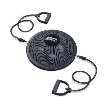 Original FitTools Полусфера гимнастическая надувная R3 с эспандерами и насосом