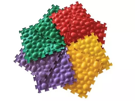 Орто Пазл Массажный модульный Микс Морские камни