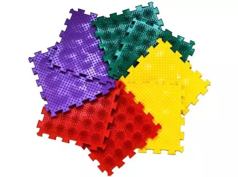 Орто Пазл Модульный массажный Ёжики