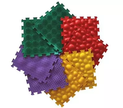 Орто Пазл Модульный массажный Микс3/МиксСаванна