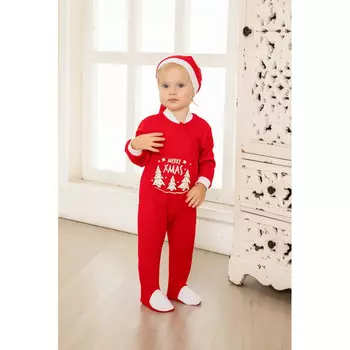 Осьминожка Комплект (Комбинезон, шапочка) Merry Christmas 318-388П