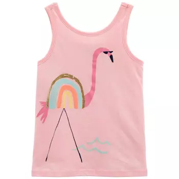 OshKosh B'gosh Майка для девочки с фламинго